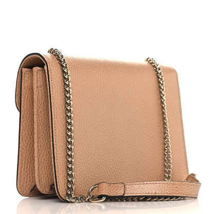 Gucci Dollar Calfskin Small Interlocking G Shoulder Bag Camelia 3 of 12