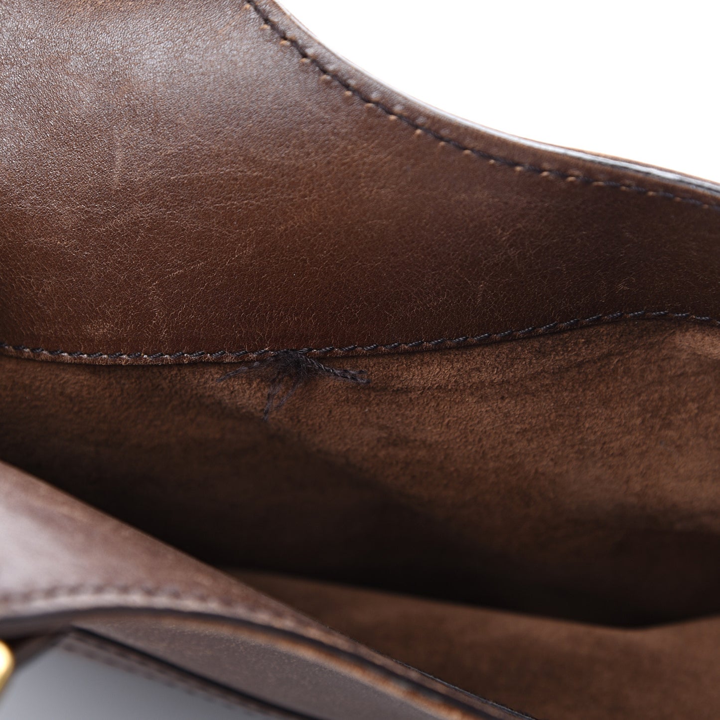 Calfskin GG Reins Hobo Brown
