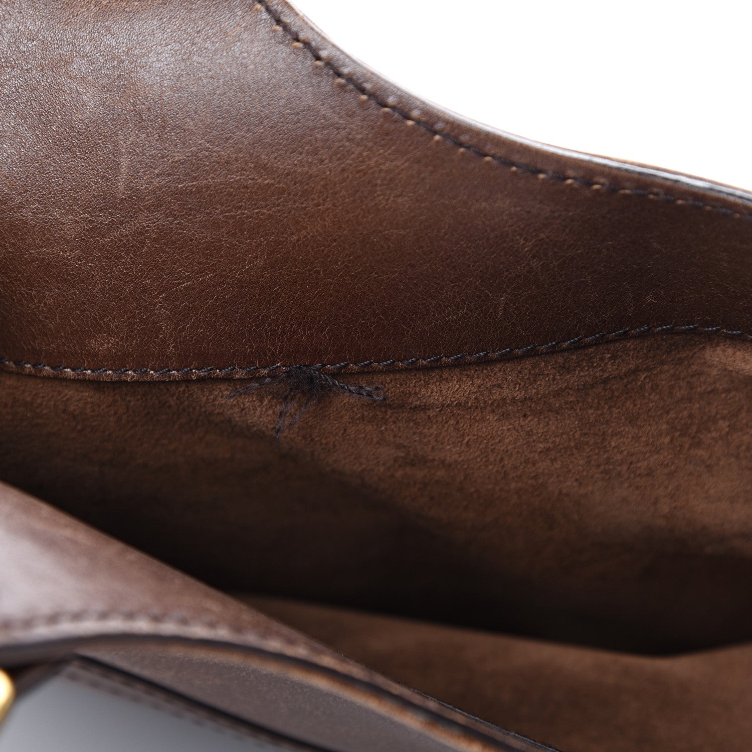 Gucci Calfskin GG Reins Hobo Brown 7 of 22