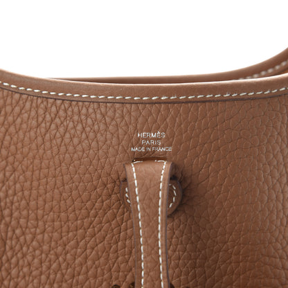 Hermes Taurillon Clemence Evelyne TPM Gold 7 of 8