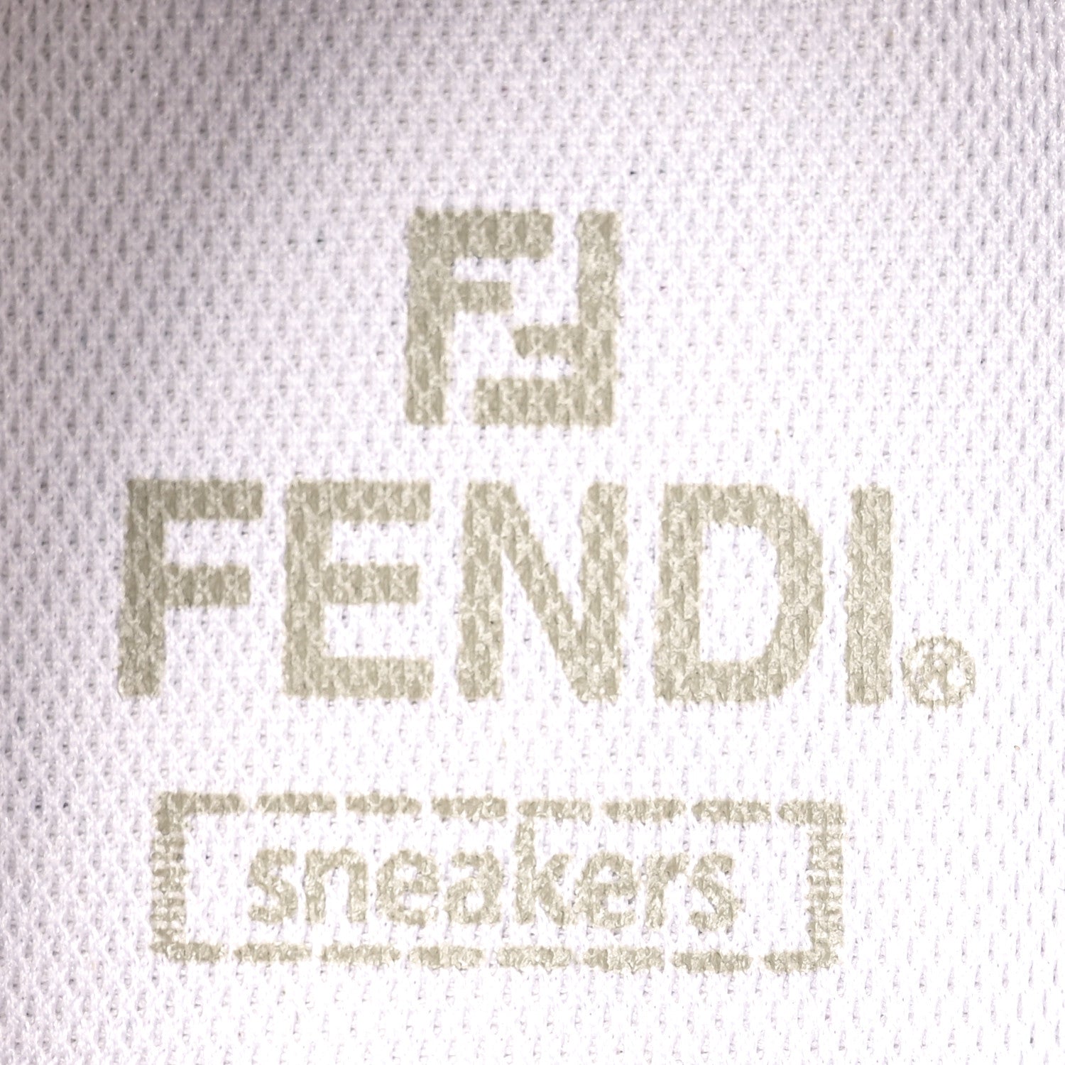 Fendi Kuban Canvas FF Womens Domino Low Top Sneakers 39 Grezzo Multicolor Latte 6 of 7