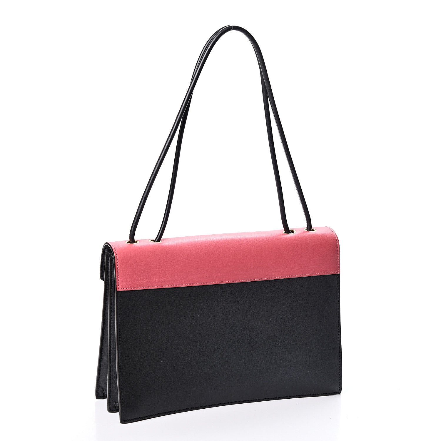 Celine Smooth Calfskin Tri-Color Pocket Envelope Shoulder Bag Pink 2 of 9
