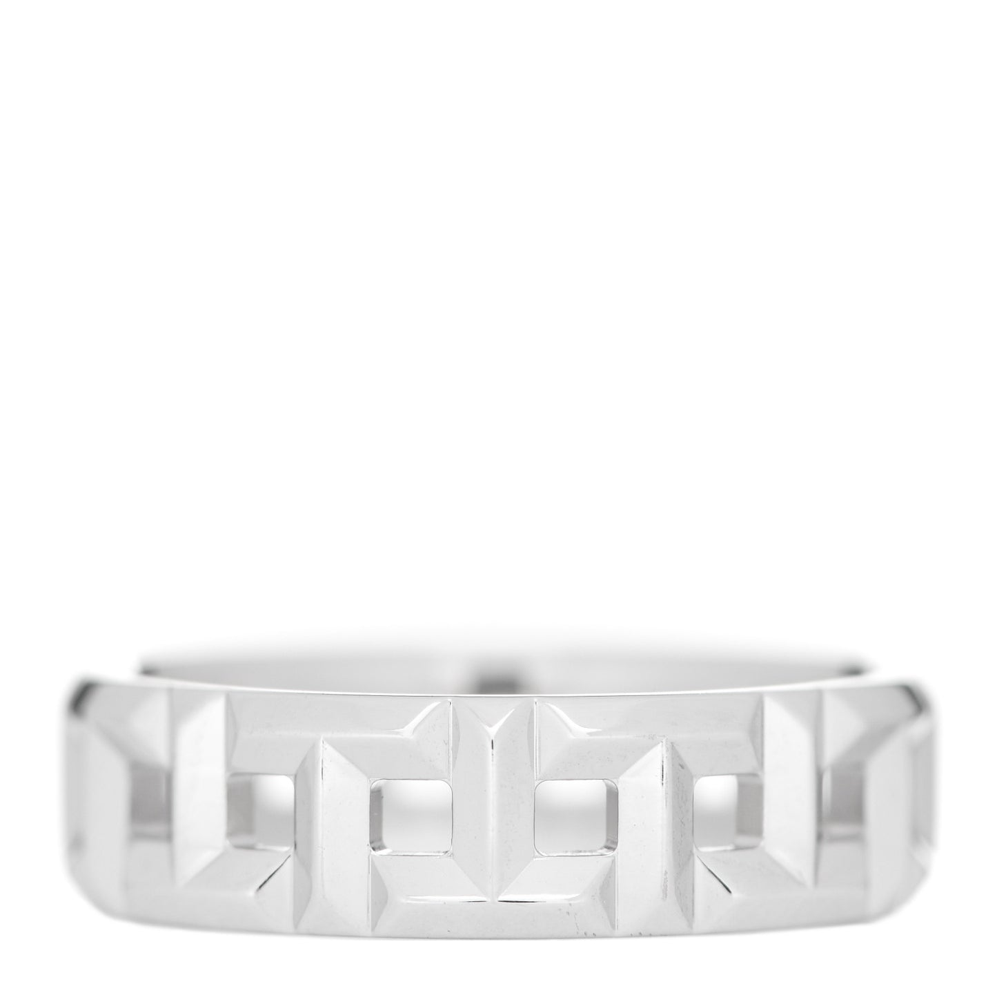 18K White Gold Wide T True Ring 53 6.5