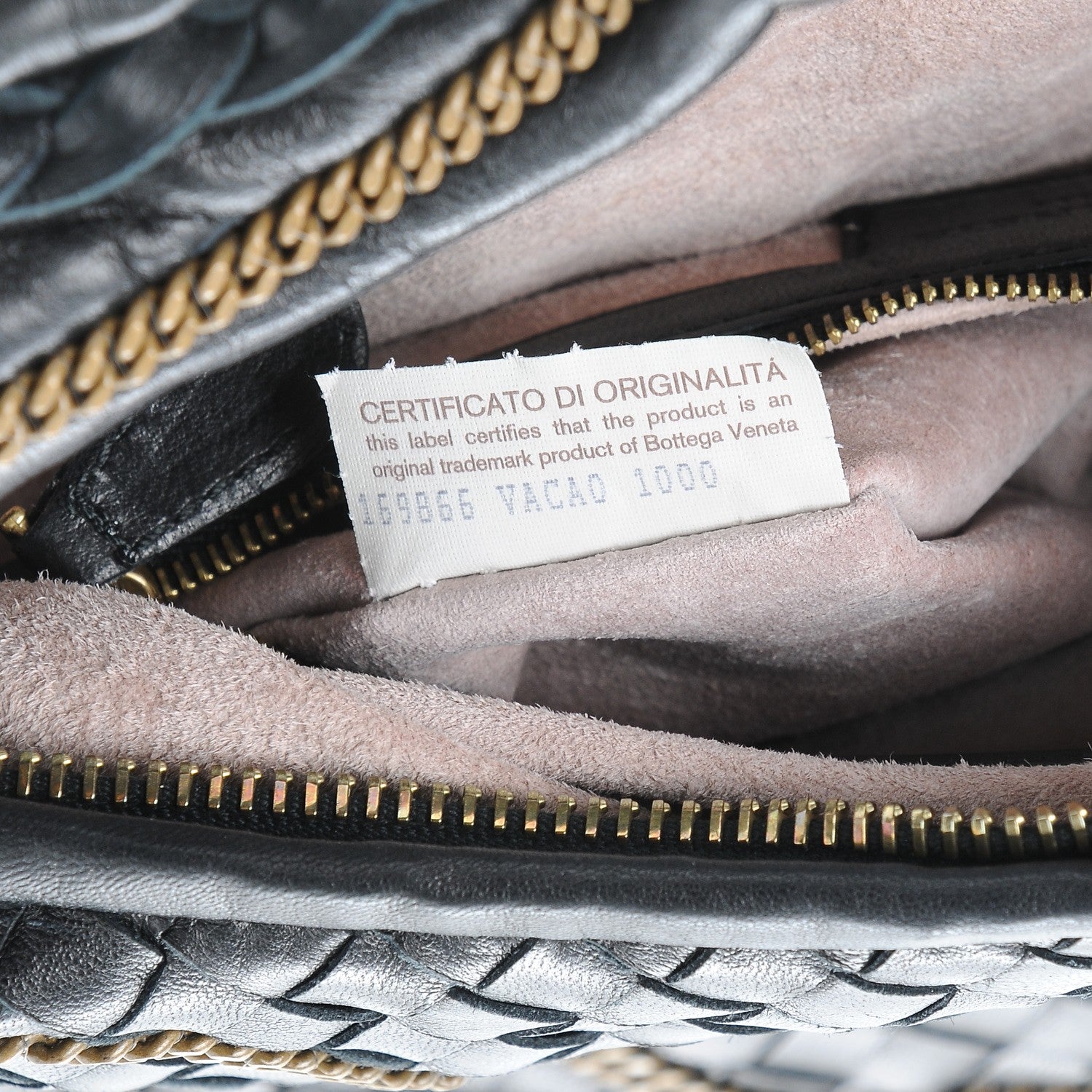 Bottega Veneta Nappa Intrecciato Medium Veneta Chain Hobo Nero Black 8 of 11