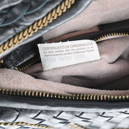 Bottega Veneta Nappa Intrecciato Medium Veneta Chain Hobo Nero Black 8 of 11