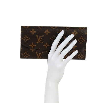 Louis Vuitton Monogram Emilie Wallet Red 2 of 9