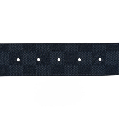 Louis Vuitton Damier Graphite Damier Infini 40mm LV Initiales Reversible Belt 85 34 Blue 3 of 7
