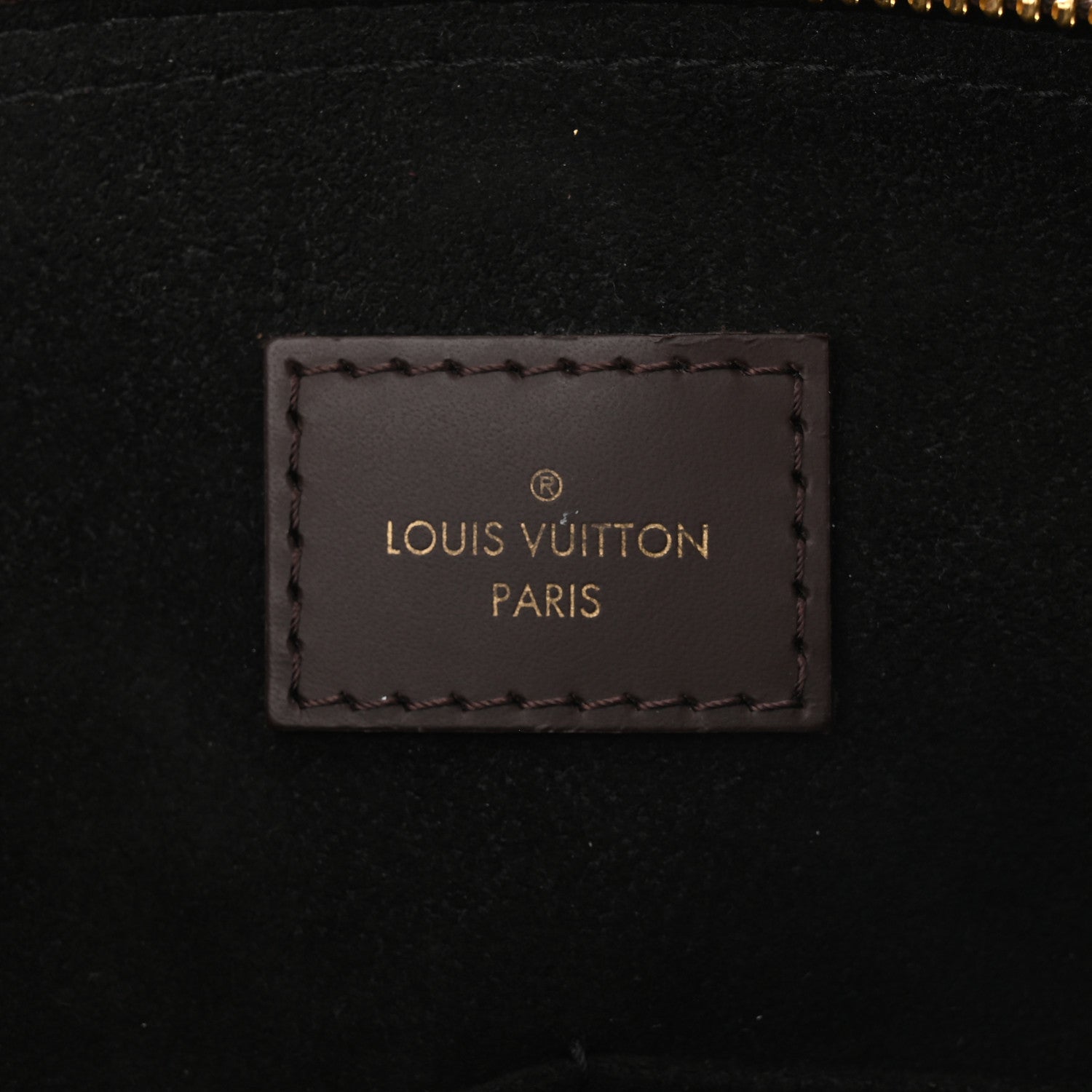 Louis Vuitton Cuir Taurillon Damier Ebene Normandy Black 6 of 13