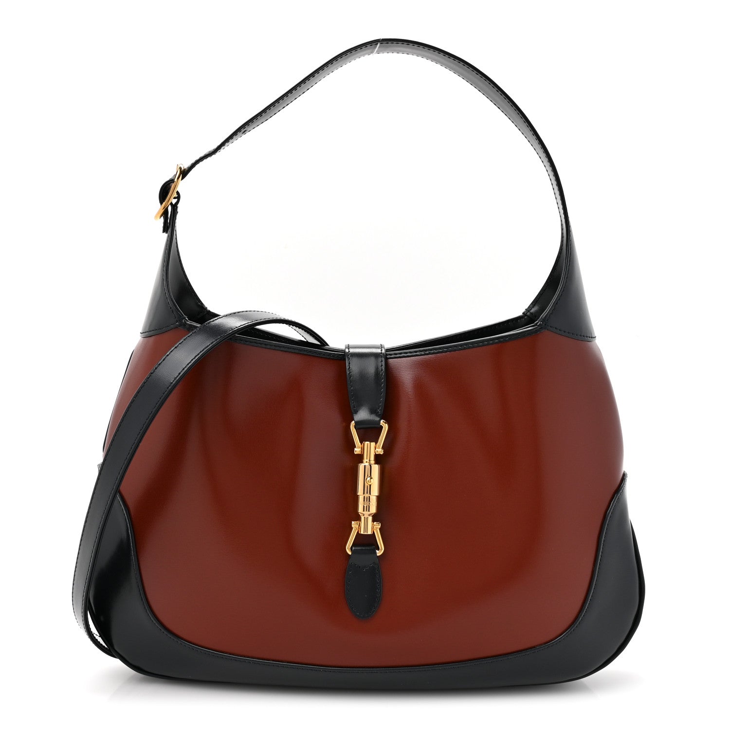 Gucci Boarded Dyana Lux Calfskin Bi-Color Medium Jackie 1961 Hobo Red Mineral Blue Red Mineral Blue 1 of 10