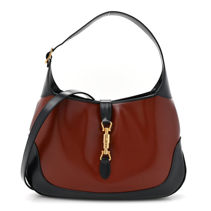 Gucci Boarded Dyana Lux Calfskin Bi-Color Medium Jackie 1961 Hobo Red Mineral Blue Red Mineral Blue 1 of 10