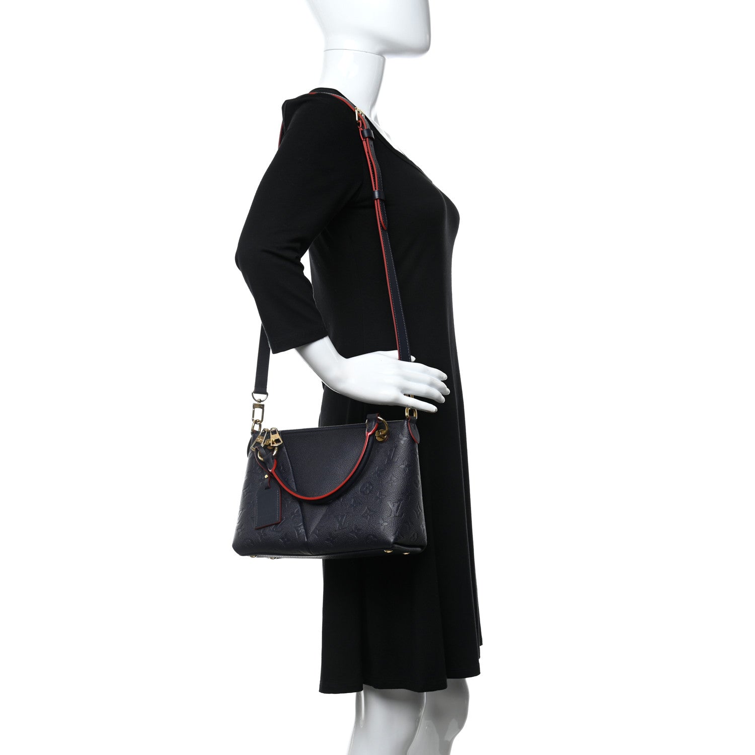 Louis Vuitton Empreinte V Tote BB Marine Rouge 2 of 12
