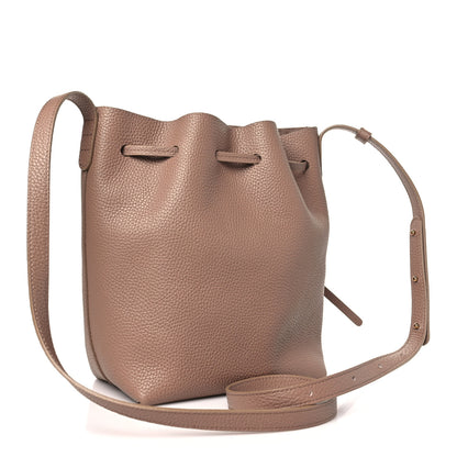 Mansur Gavriel MANSUR GAVRIEL Pebbled Calfskin Soft Mini Bucket Bag Biscotto 3 of 9