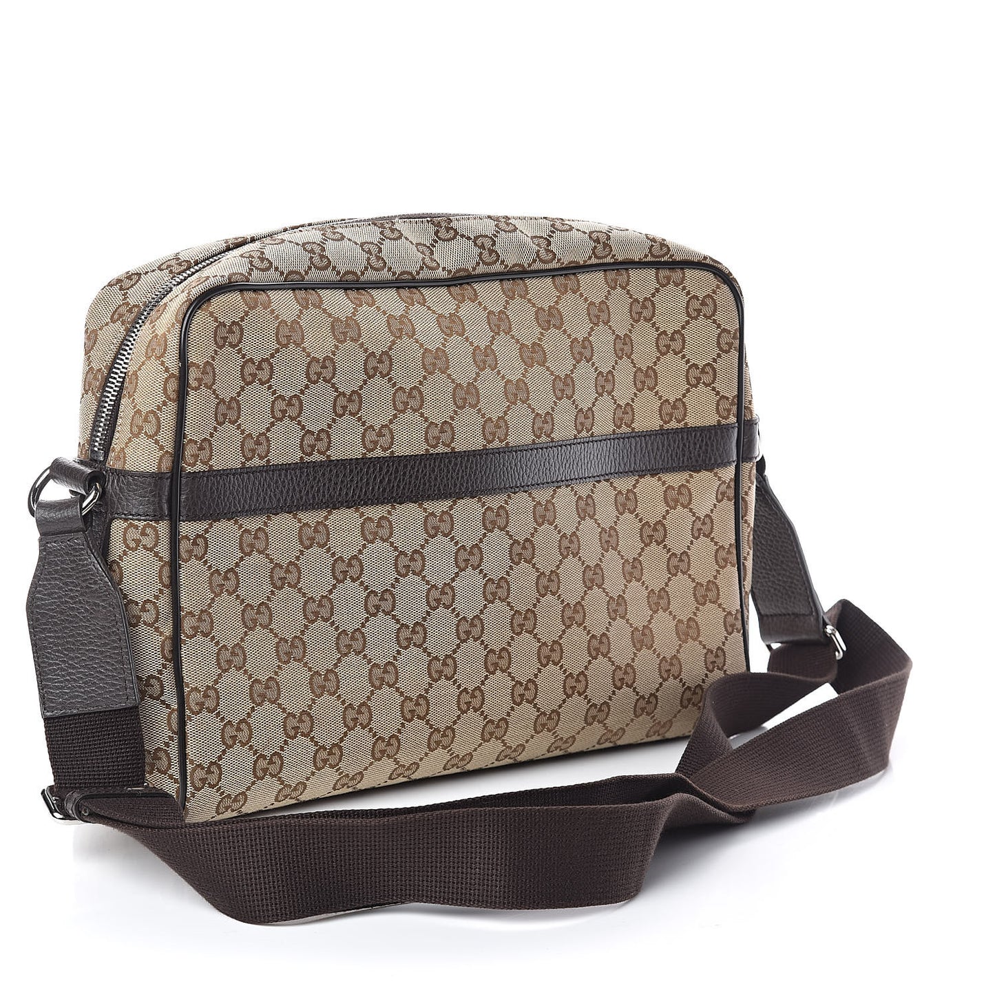 Monogram Messenger Bag Dark Brown