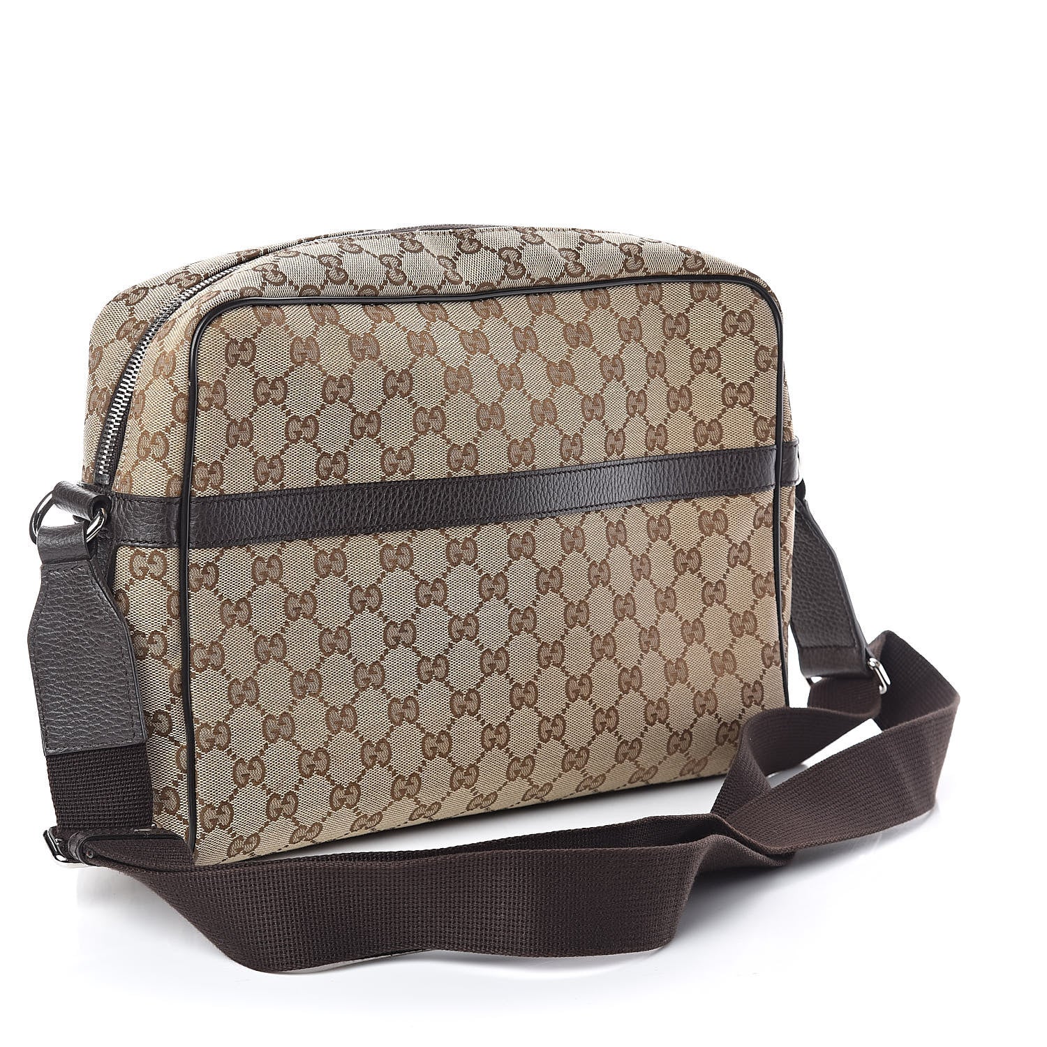 Gucci Monogram Messenger Bag Dark Brown 3 of 9