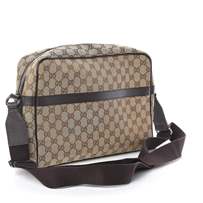 Gucci Monogram Messenger Bag Dark Brown 3 of 9