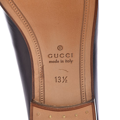 Gucci Lambskin Wolf Embroidered Mens Brixton Horsebit Loafers 13.5 Cocoa 10 of 12
