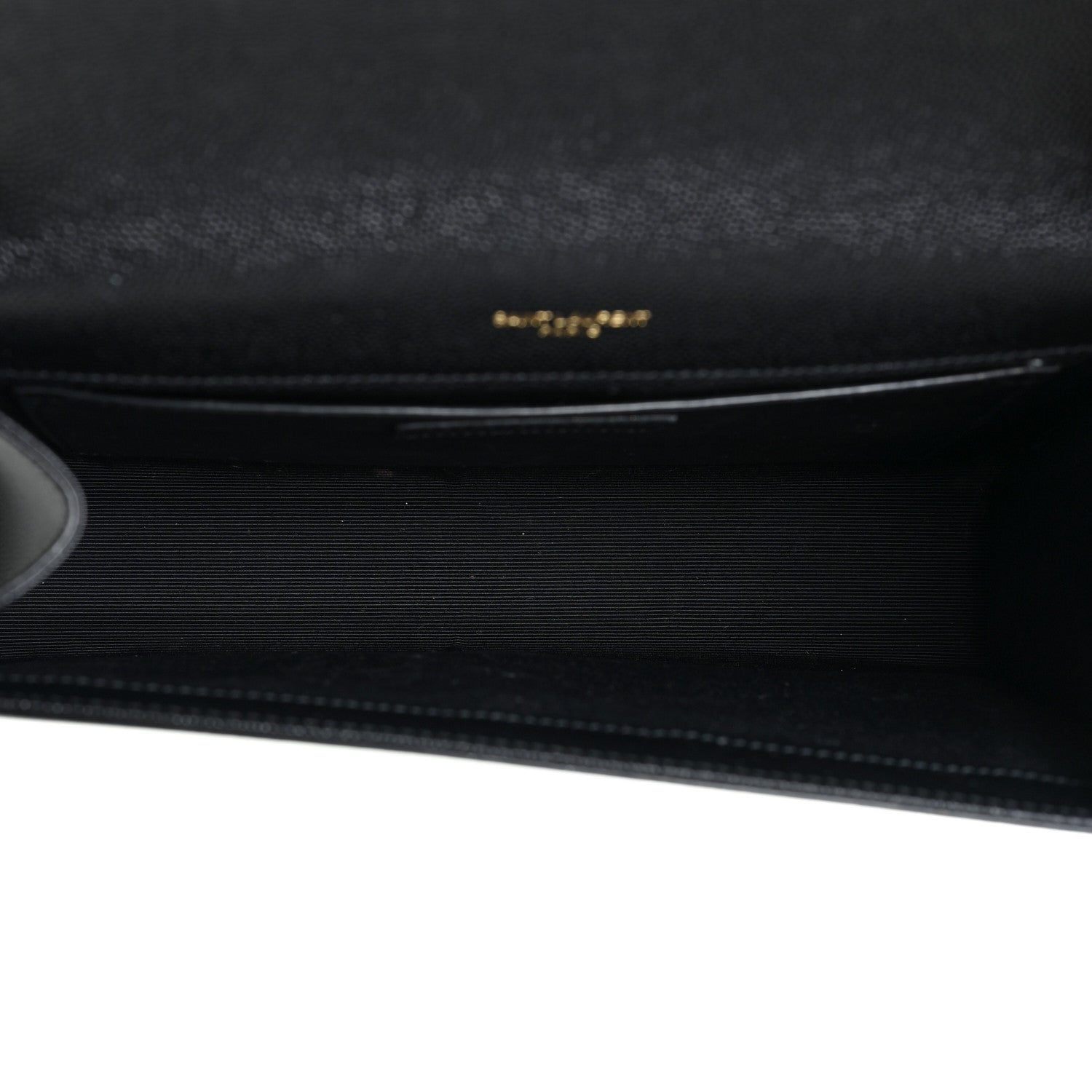 Saint Laurent Grain De Poudre Medium Classic Monogram Kate Satchel Black 4 of 11