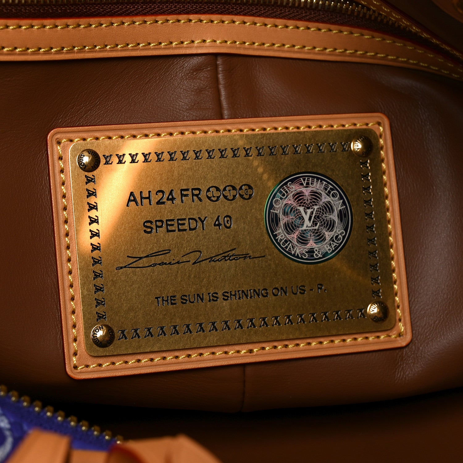 Louis Vuitton Calfskin Monogram Speedy P9 Bandouliere 40 Amethyst