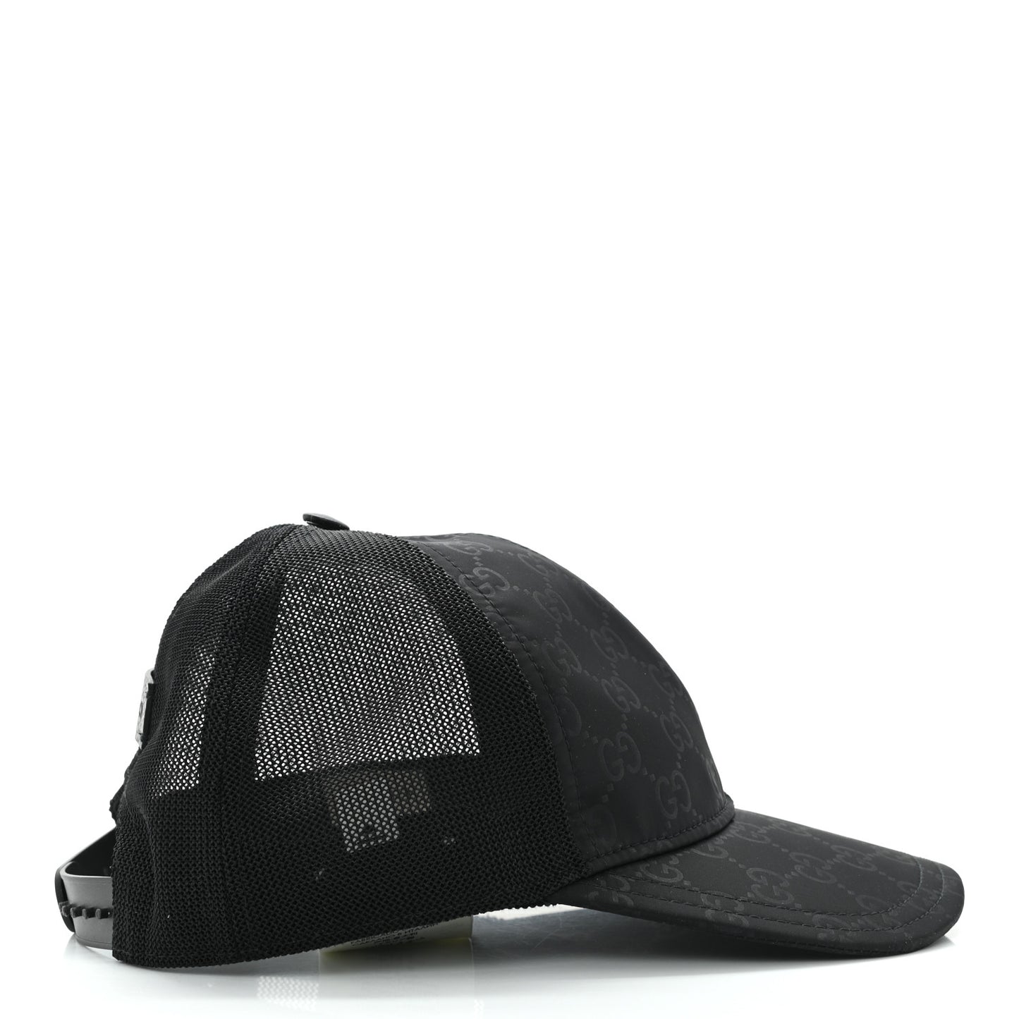 Monogram Baseball Hat M Black