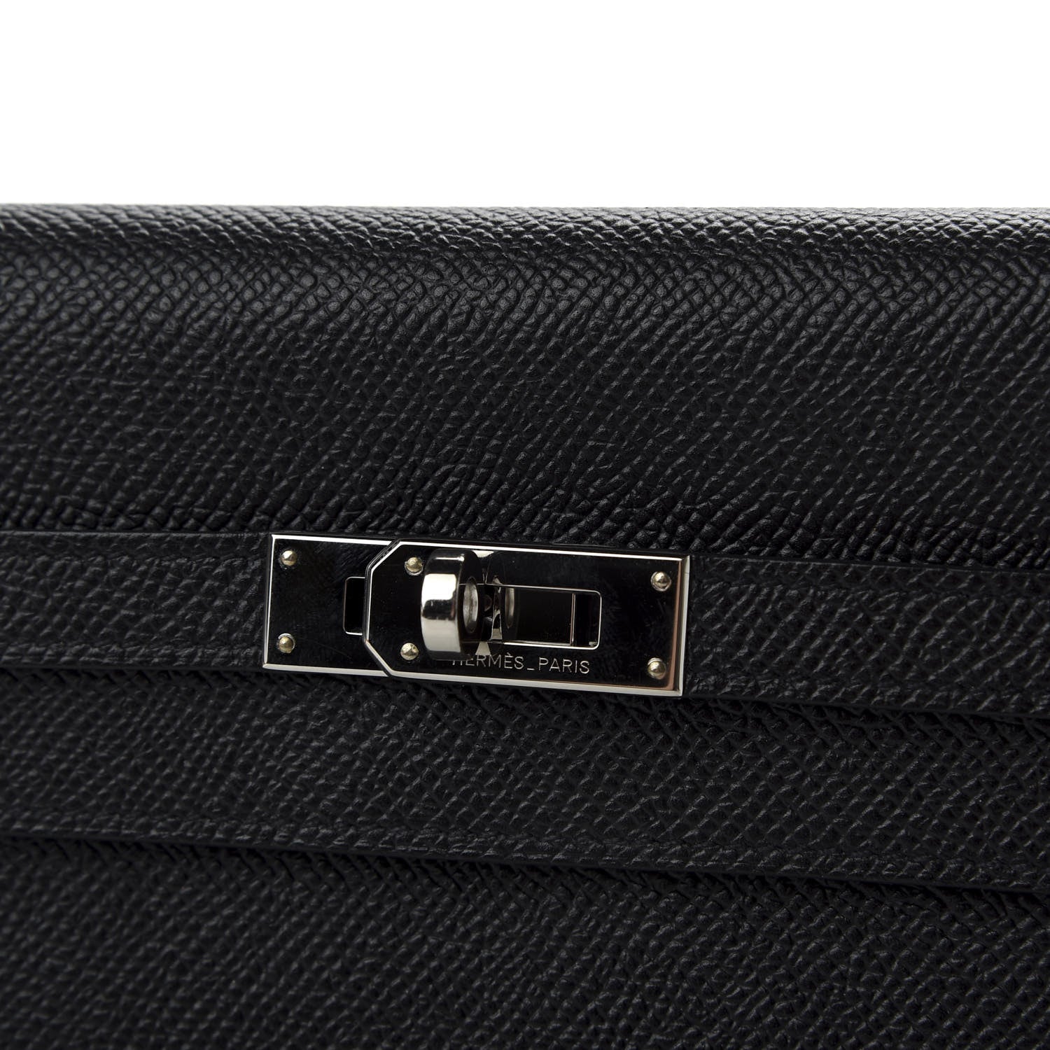 Hermes Epsom Kelly Longue Wallet Black 7 of 8