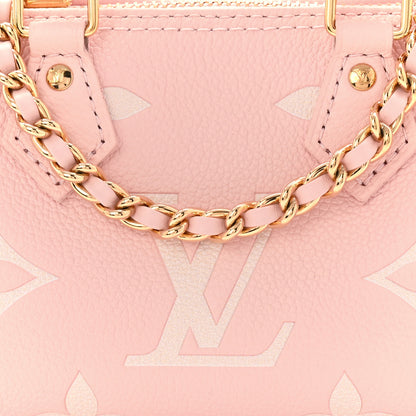 Louis Vuitton Empreinte Monogram Giant Nano Speedy Pink Creme 7 of 9