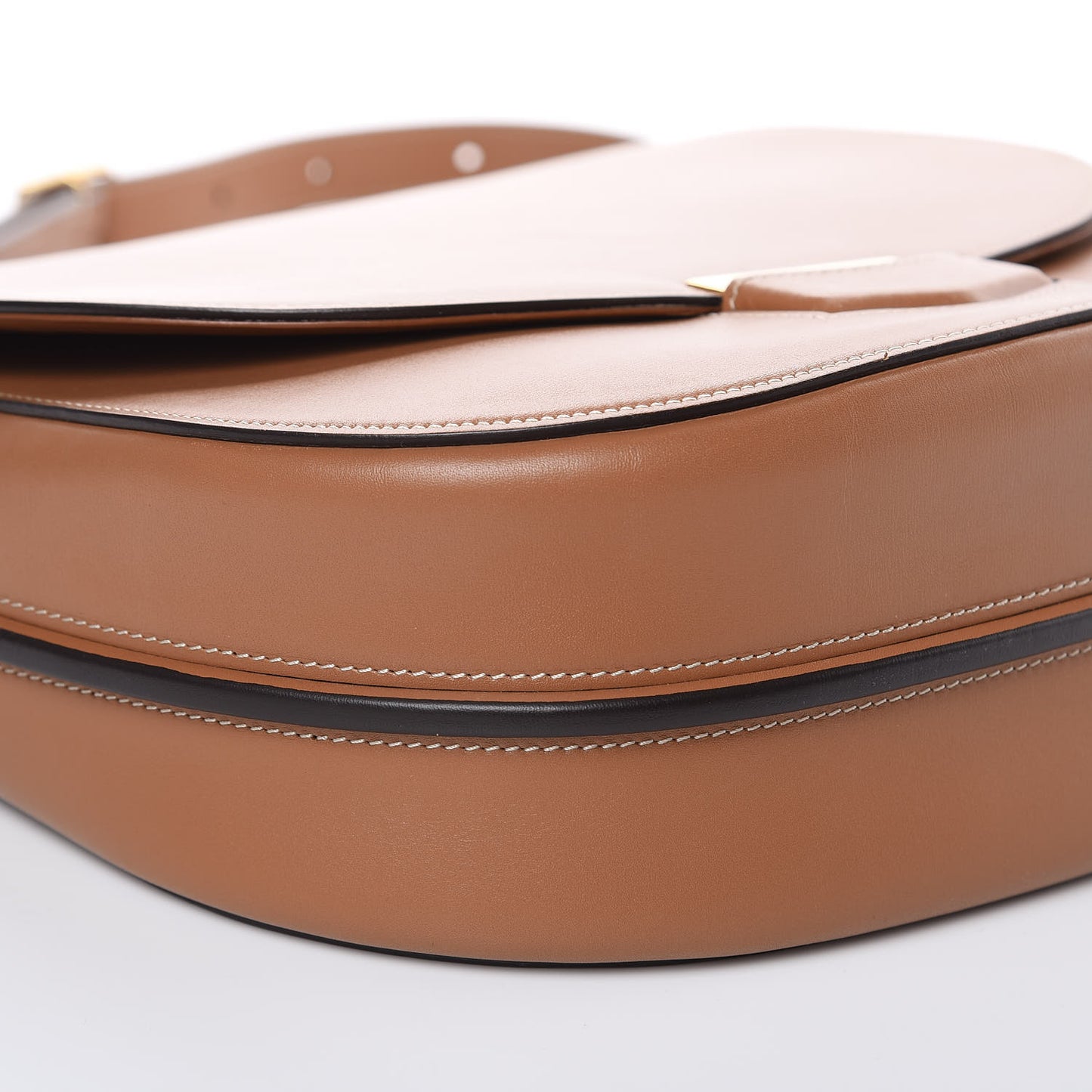 Palmelato Calfskin Medium Trotteur Tan