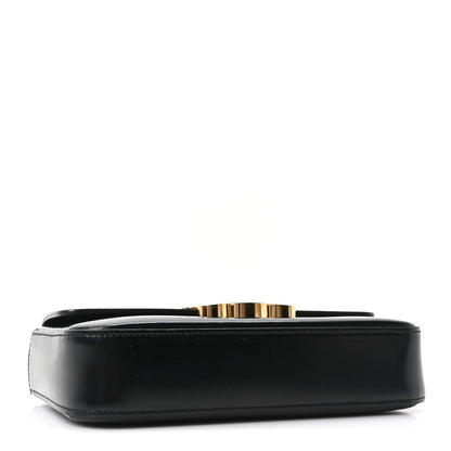 Celine Shiny Calfskin Triomphe Shoulder Bag Black 4 of 10