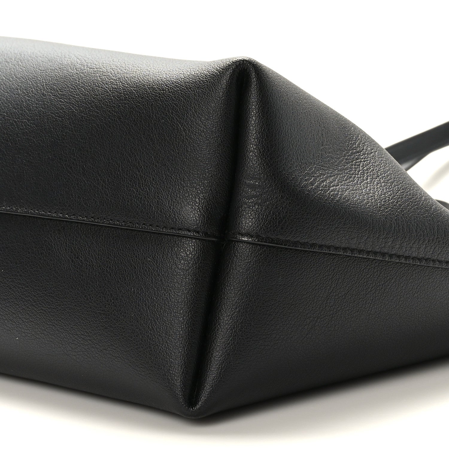 Saint Laurent Calfskin Large Shopping Tote Black 9 of 10