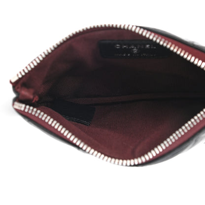Chanel Lambskin Quilted Small Cosmetic Case Black 5 of 7