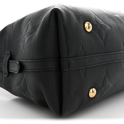 Louis Vuitton Empreinte Monogram Giant Carryall MM Black 9 of 12