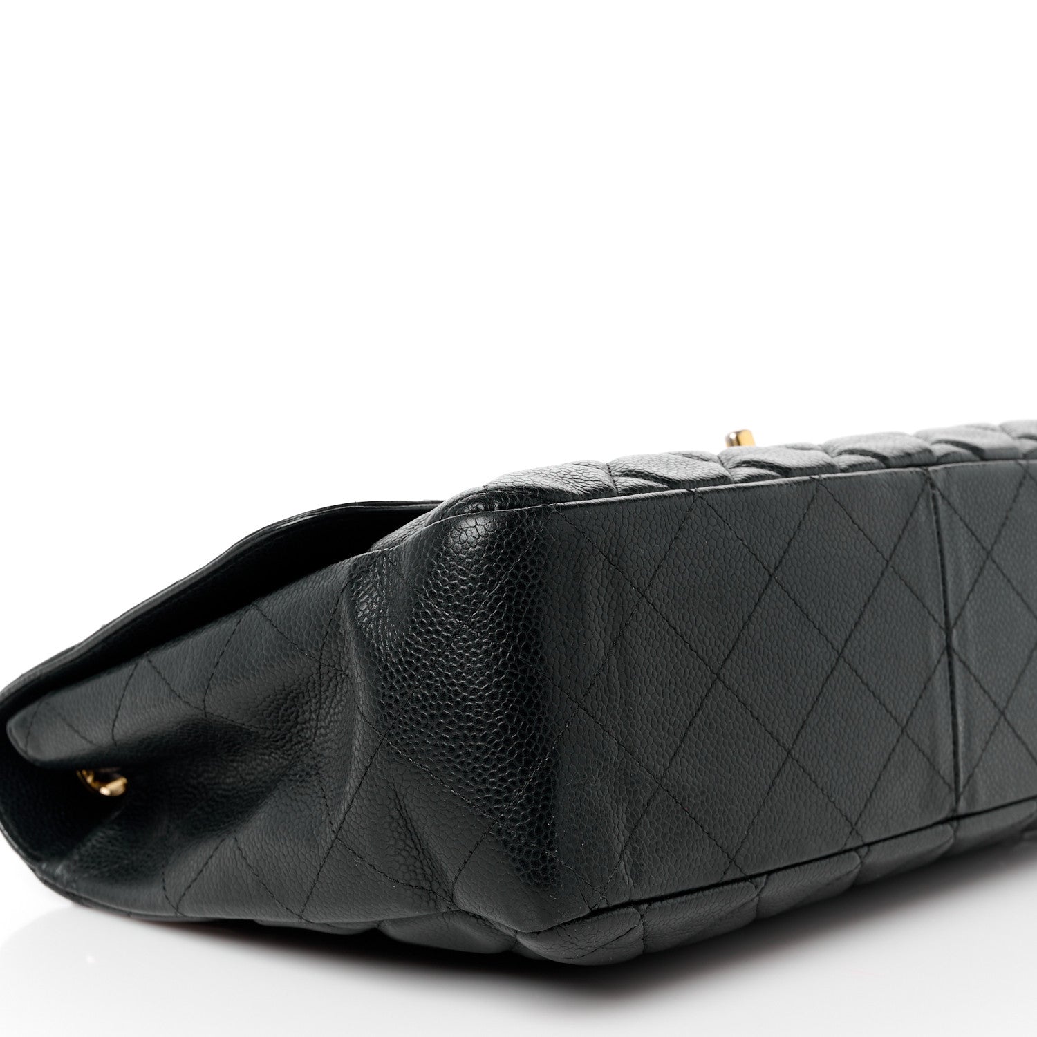 Chanel Caviar Quilted Jumbo Single Flap Black 10 of 11