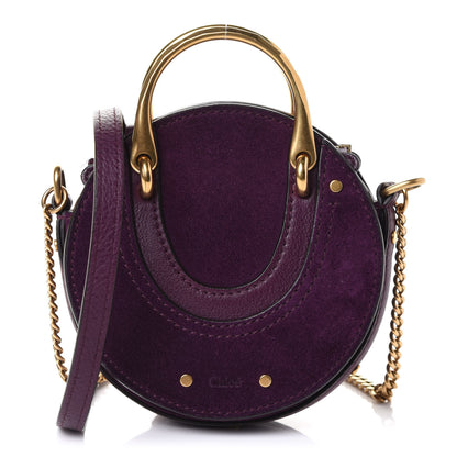 Chloe Goatskin Suede Mini Pixie Bag Nightfall Purple 1 of 14