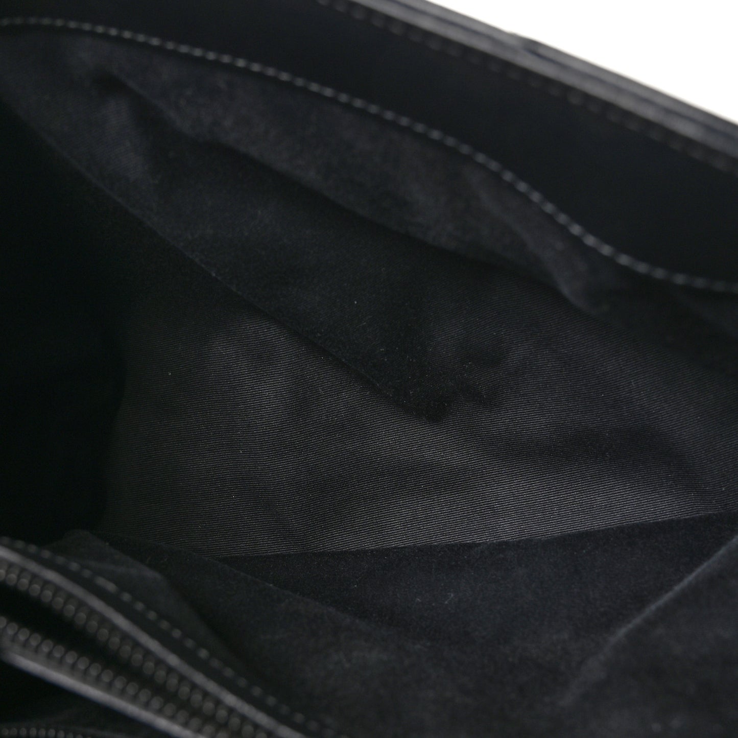 Calfskin Y Quilted Monogram Monochrome Medium Loulou Chain Satchel Black