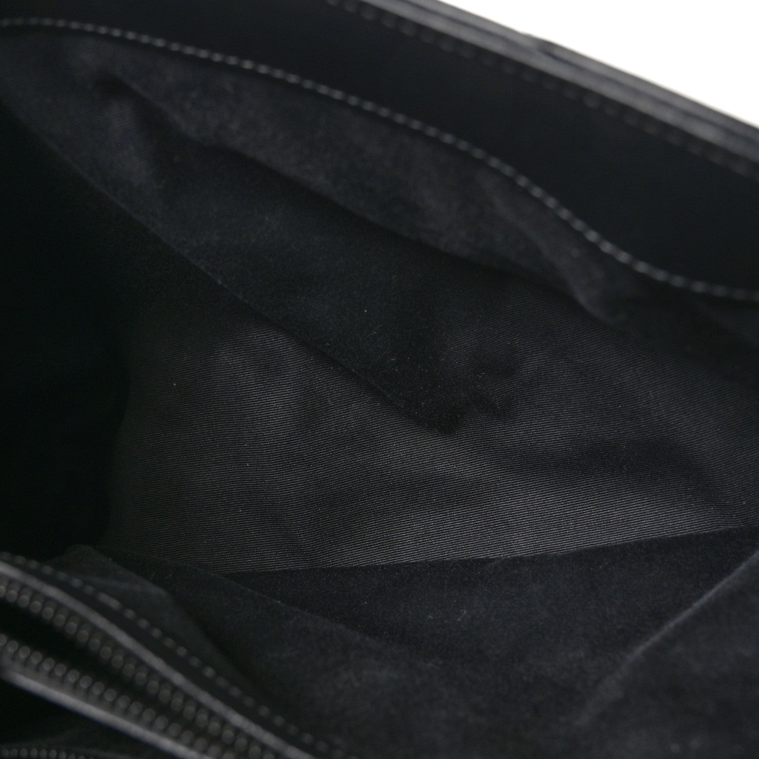 Saint Laurent Calfskin Y Quilted Monogram Monochrome Medium Loulou Chain Satchel Black 5 of 11