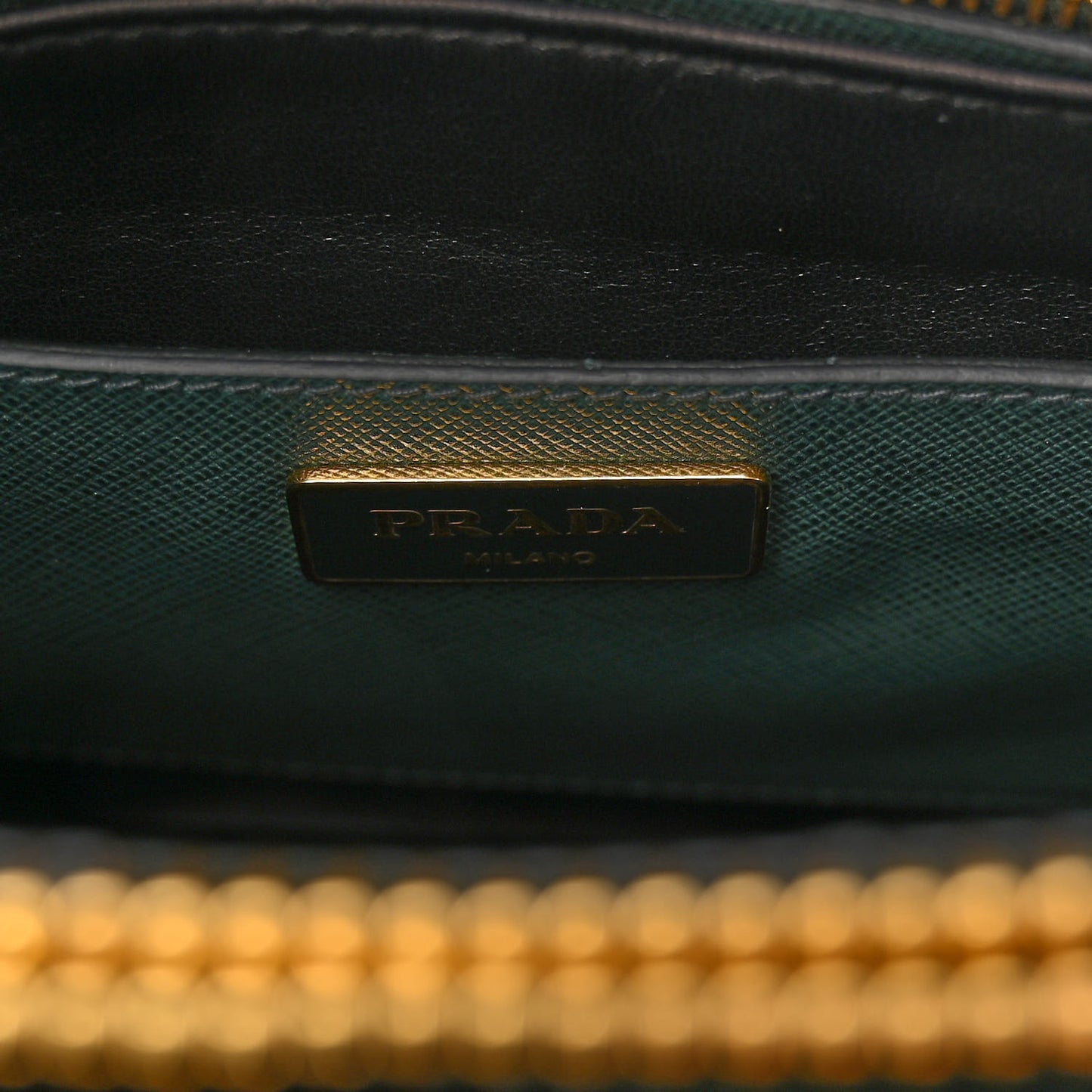 Saffiano Soft Triple Pocket Tote Smeraldo