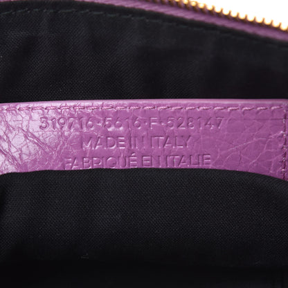 Balenciaga Agneau Giant 12 Gold Hardware Flat Crossbody Rose Berlingot 9 of 11