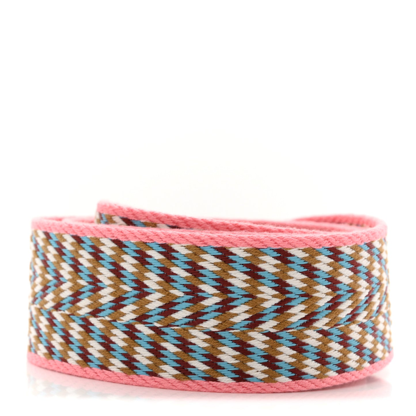 Toile Swift 50mm Sangle ZigZag Shoulder Strap Rose d'Ete White Gold
