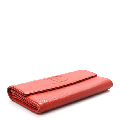 Chanel Caviar Timeless CC Large Flap Wallet Red 4 of 11