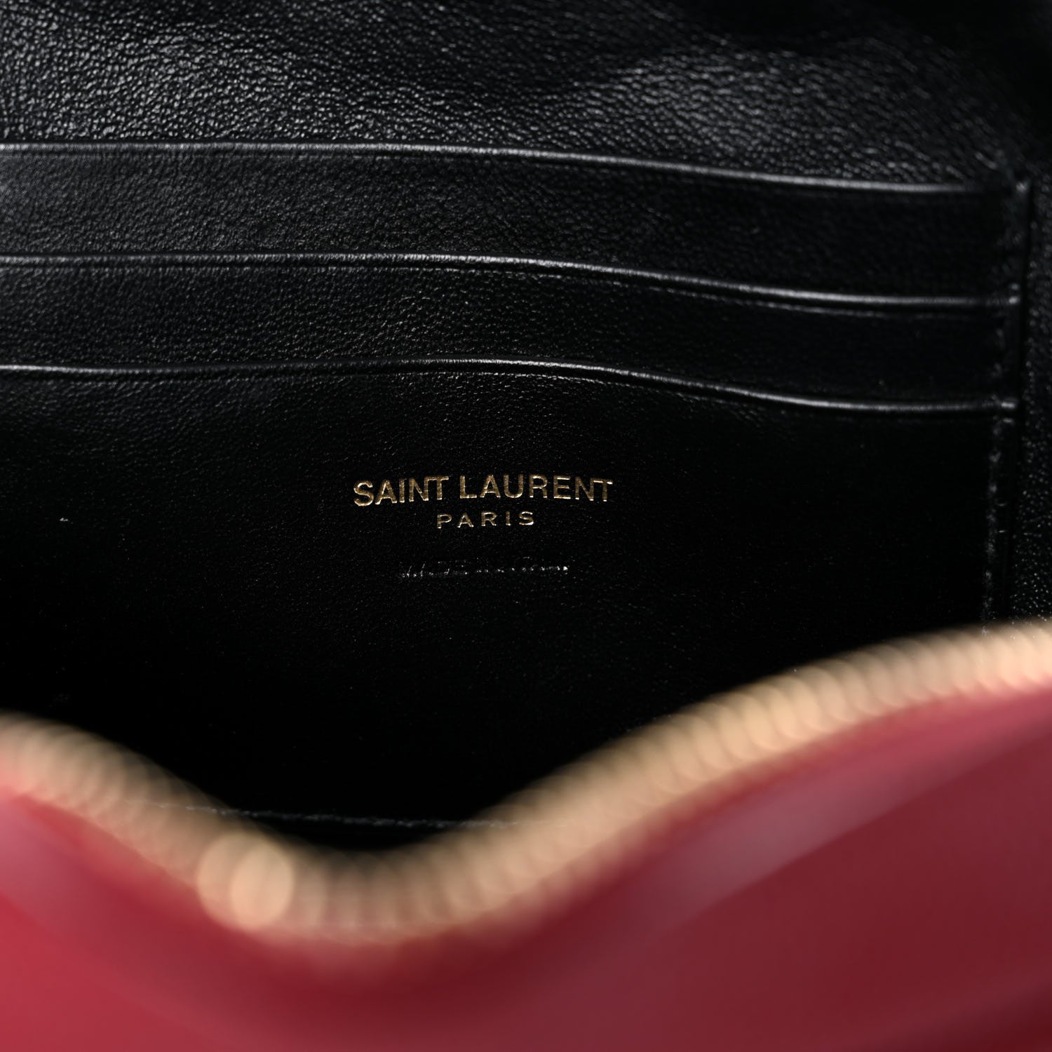 Saint Laurent Grain De Poudre Matelasse Monogram Mini Lou Camera Bag Eros Red 5 of 9