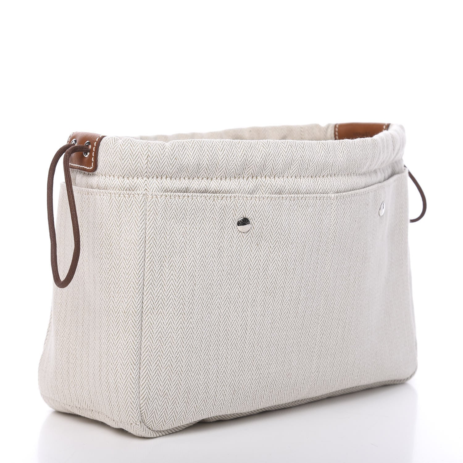 Hermes Canvas Barenia Fourbi 25 MM Pouch Naturel Fauve 3 of 10