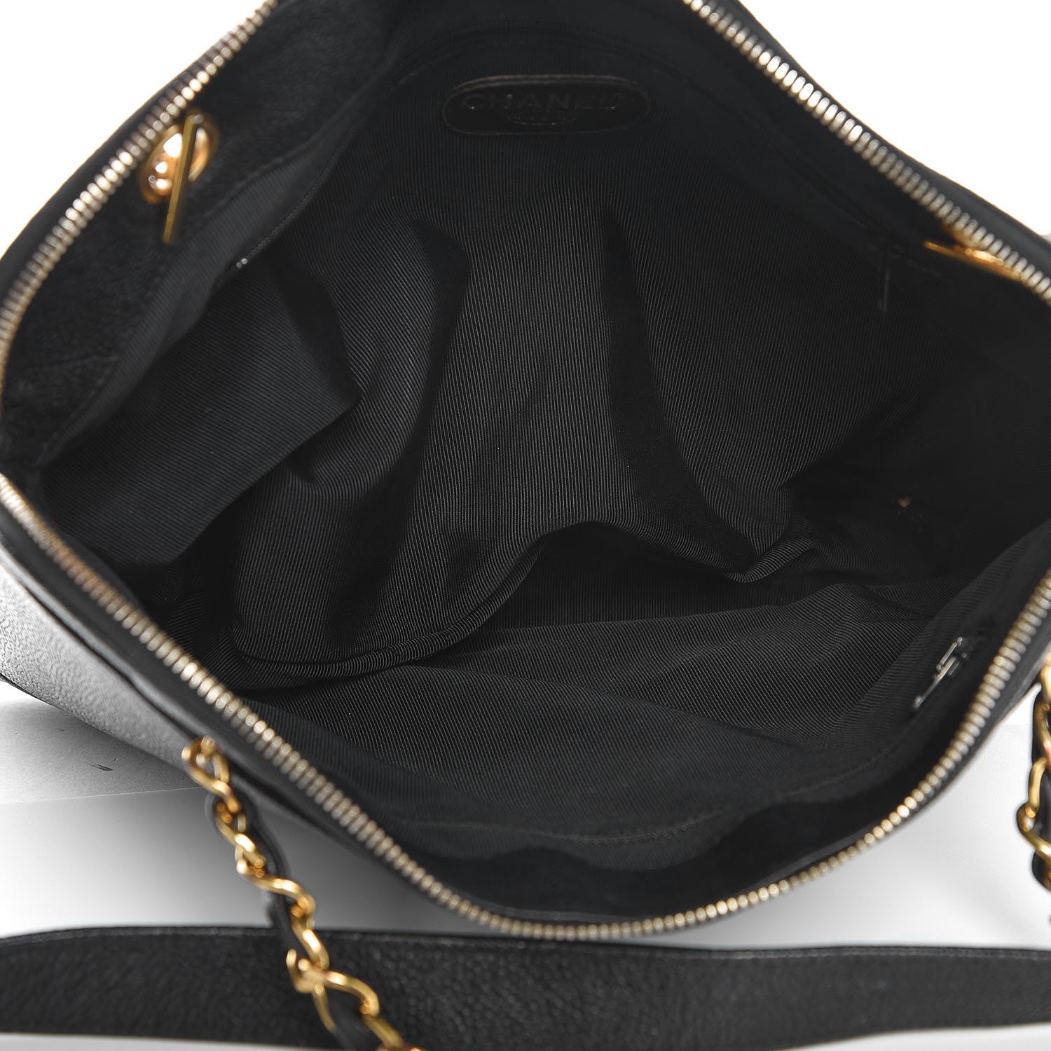 Chanel Caviar CC Shoulder Bag Black 5 of 9