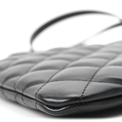 Chanel Lambskin Quilted Uniform Crossbody Bag Black 10 of 11