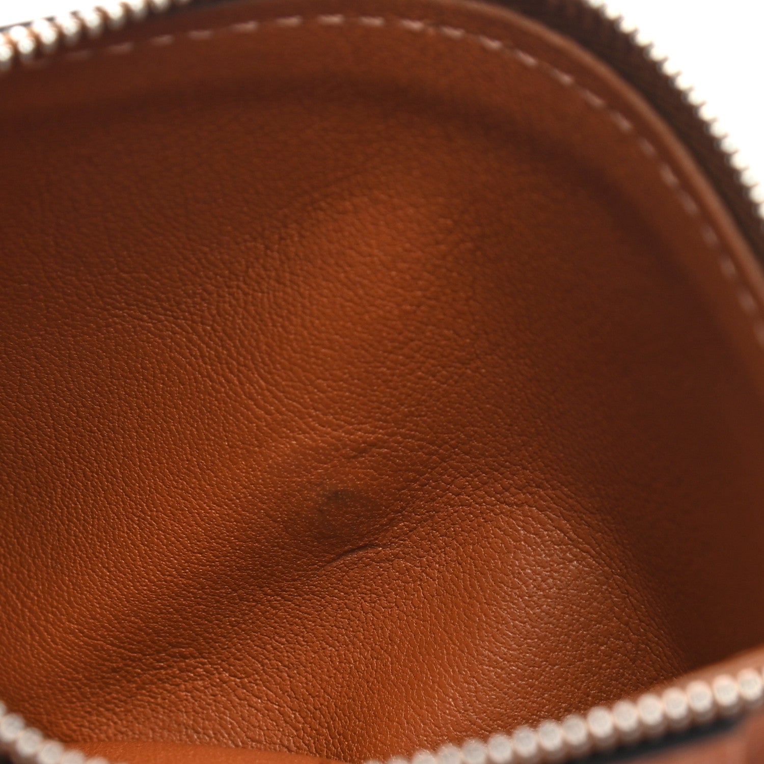 Loewe Pebble Grain Calfskin Anagram Small Vertical Wallet Tan 9 of 11