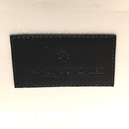 Nancy Gonzalez Snakeskin Box Clutch Black 6 of 9