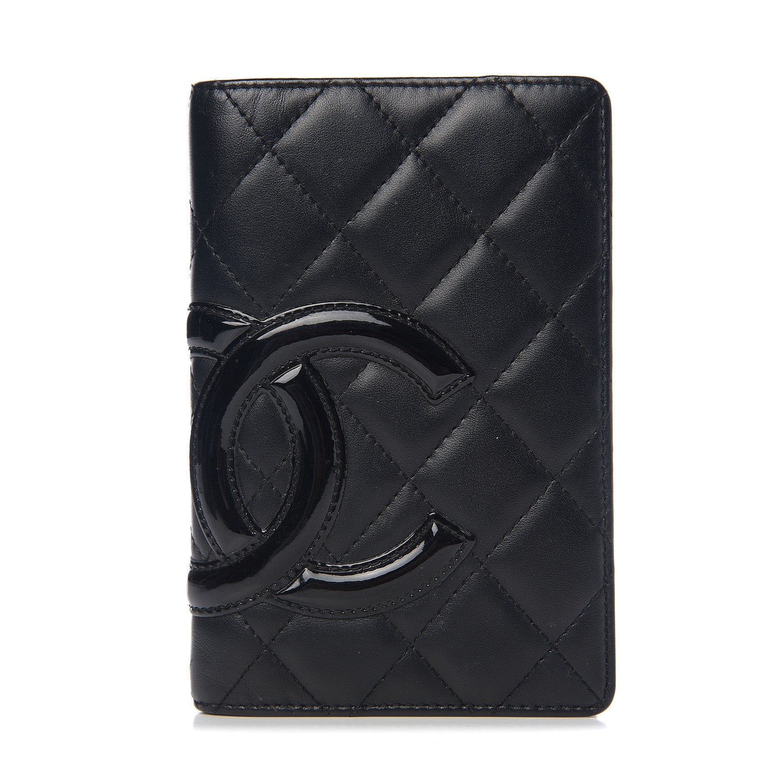 Chanel Calfskin Quilted Small Cambon Agenda Planner Black 1 of 7