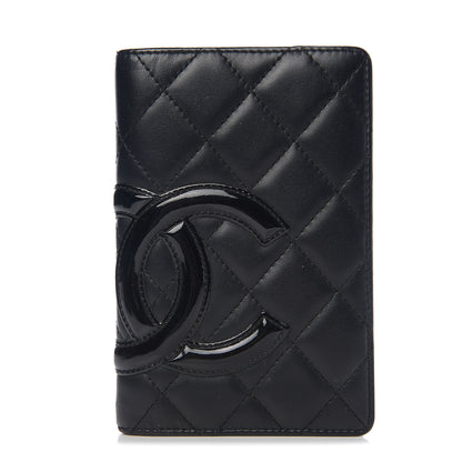 Chanel Calfskin Quilted Small Cambon Agenda Planner Black 1 of 7