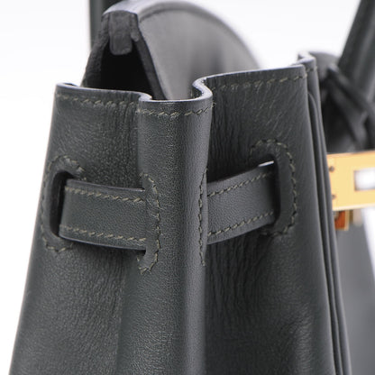 Hermes Swift Birkin 25 Vert Fonce 20 of 34