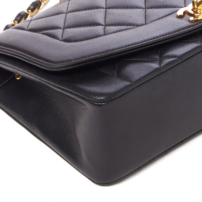 Chanel Lambskin Quilted Medium Single Flap Black 6 of 9