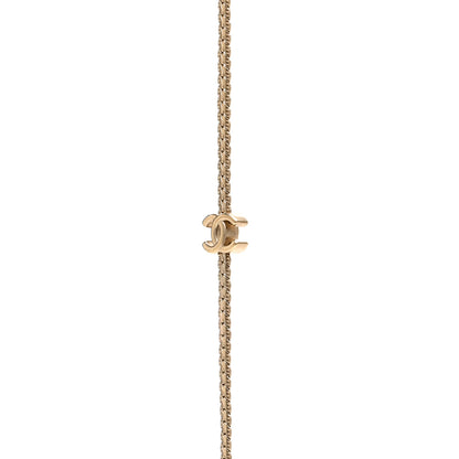Chanel Metal CC Long Chain Necklace Gold 4 of 6