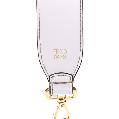 Fendi X FILA Vitello Liberty Mania Bi-Color FF 1974 Embossed Kan I Shoulder Bag White Nebula Multicolor 10 of 14